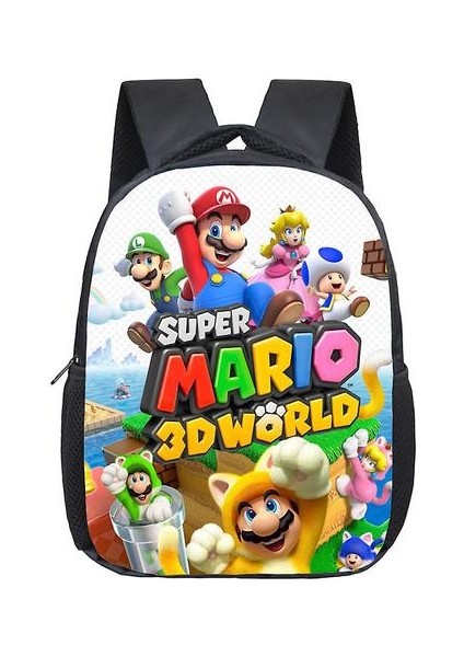 Çocuk Okulu Sırt Çantası Süper Mario (Yurt Dışından)