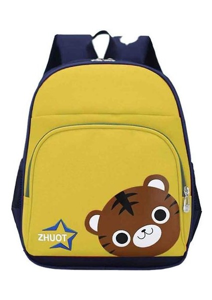 Erkek Kızlar Için Sevimli Karikatür Toddler Sırt Çantası, Okul Öncesi Kreş Seyahat Çantası (Sarı) (Yurt Dışından)