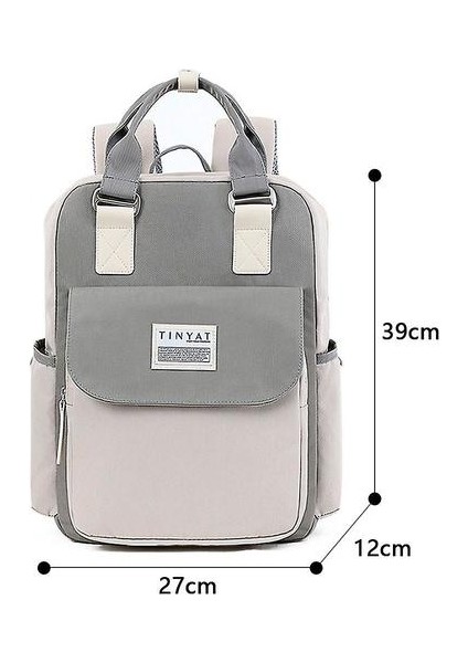 Moda Kızların Okul Sırt Çantası (Gri) (Yurt Dışından)