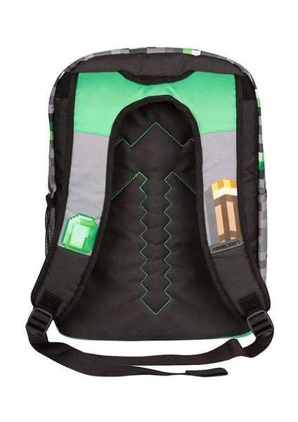 Minecraft Schoolbag Ilköğretim Okulu Çocuk Schoolbag Sırt Çantası (Renk-1) (Yurt Dışından) modelleri