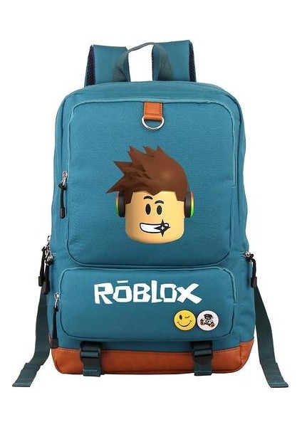 Sanal Dünya Roblox Sırt Çantası Bilgisayar Çantası Öğrenci Okul Çantası (Renk-8) (Yurt Dışından)