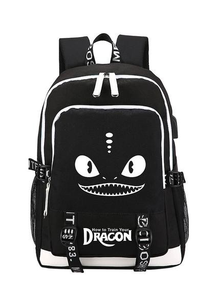 Dragon Aydınlık Okul Sırt Çantası (Siyah) (Yurt Dışından)