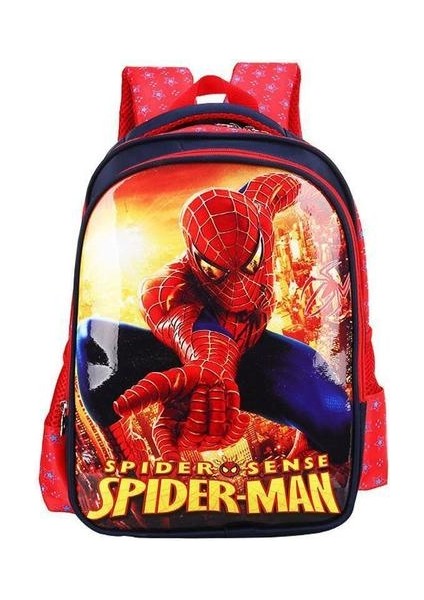 (Örümcek Adam) Çocuklar Kız Erkek Karikatür Sırt Çantası Schoolbag Sırt Çantası Çocuk Anaokulu Çantası (Yurt Dışından)