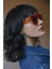 Poonam Matt Orange Black Güneş Gözlüğü 1