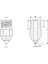 Creality 3D 0.4mm Creality Cr-6 Se Mk Pirinç Nozzle (Orijinal) - 5 Adet 4