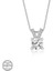 Swarovski Taşlı Gümüş Tektaş Bayan Kolye 1