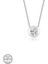 Swarovski Taşlı Gümüş Tektaş Bayan Kolye 2