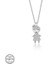 Swarovski Taşlı Gümüş Çocuk Bayan Kolye 2