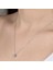 Swarovski Taşlı Gümüş Tektaş Bayan Kolye 1