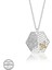 Swarovski Taşlı Petek ve Arı 925 Ayar Gümüş Kolye 1