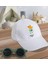 Kids Summer Vibes Tasarımlı Beyaz Cotton Çocuk Şapkası ve Yeşil Çocuk Güneş Gözlüğü Hediye Seti 1