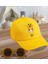 Kids Super Hero Tasarımlı Sarı Cotton Çocuk Şapkası ve Sarı Çocuk Güneş Gözlüğü Hediye Seti-1 1