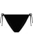 Siyah Belden Bağcıklı Üçgen Bikini Takımı 4