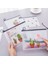 4ADET Basit Şeffaf Karikatür Kaktüs Etui Kawaii Kalem Çantası Ofis Okul Malzemeleri Kırtasiye (Yurt Dışından) 2