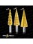 Kademeli Hss Sarmal Matkap Ucu Seti Kademli Sac Delme Çantalı 3 Pcs Set 4-12 / 4-20 / 4-32 1