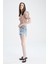 Mom Fit Jean %100 Pamuk Şort Y8089AZ22HS 3