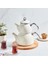 Kristal Krem Emaye Midi Çaydanlık Takımı 1