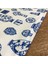Blue Blank Desenli Kare Runner Örtü 3