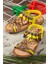 Alice Anatomik Fashion Taşlı Çocuk Sandalet 1
