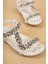 Isabel Anatomik Fashion Taşlı Günlük Çocuk Sandalet 1