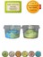 Köpüklü ve Simli Slime 2 Renk Pofuduk Slaym Oyun Hamuru Slime 3