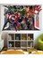 Avengers Yenilmezler Marvel Tüm Karakterler 3D Duvar Sticker Pvc 1