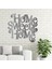 Kişiye Özel Home Sweet Home Gri Renk Dokulu Ahşap Duvar Yazısı - 3 1