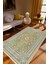 Salon Halısı Salon Halısı Eskitme Klasik Yeşil Kaydırmaz Kesme Yıkanabilir Ince Halı Tüysüz Kilim 1