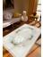 Salon Halısı Figürlü Çiçekli Gri Kaydırmaz Kesme Yıkanabilir Ince Halı Tüysüz Kilim 1