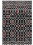 Salon Halısı Kilim Otantik Eskitme Siyah Bordo Kaydırmaz Yıkanabilir Ince Halı Tüysüz Kilim 2