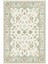 Salon Halısı Çiçekli Kilim Temalı Yeşil Gri Turkuaz Kaydırmaz Yıkanabilir Ince Halı Tüysüz Kilim 2