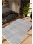 Salon Halısı Modern Eskitme Gri Kaydırmaz Kesme Yıkanabilir Ince Halı Tüysüz Kilim 1
