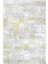 Salon Halısı Doku Eskitme Gri Gold Kaydırmaz Kesme Yıkanabilir Ince Halı Tüysüz Kilim 2
