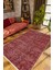 Salon Halısı Otantik Eskitme Bordo Kaydırmaz Kesme Yıkanabilir Ince Halı Tüysüz Kilim 1