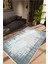 Salon Halısı Doku Eskitme Gri Kaydırmaz Kesme Yıkanabilir Ince Halı Tüysüz Kilim 1