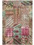 Salon Halısı Otantik Eskitme Patchwork Kahverengi Kaydırmaz Kesme Yıkanabilir Ince Halı Tüysüz Kilim 2