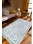 Salon Halısı Klasik Mavi Kaydırmaz Kesme Yıkanabilir Ince Halı Tüysüz Kilim 1
