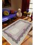 Salon Halısı Klasik Gri Kaydırmaz Kesme Yıkanabilir Ince Halı Tüysüz Kilim 1