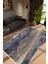 Salon Halısı Taş Mermer Modern Gri Siyah Altın Kaydırmaz Kesme Yıkanabilir Ince Halı Tüysüz Kilim 1