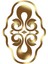 Salon Halısı Klasik Modern Gold Altın Beyaz Metalik Kaydırmaz Yıkanabilir Ince Halı Tüysüz Kilim 2