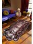 Salon Halısı Klasik Modern Bordo Kahve Kaydırmaz Kesme Yıkanabilir Ince Halı Tüysüz Kilim 1