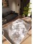 Salon Halısı Taş Mermer Modern Kahverengi Beyaz Kaydırmaz Kesme Yıkanabilir Ince Halı Tüysüz Kilim 1