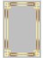 Salon Halısı Modern Çizgili Altın Gri Gold Kaydırmaz Kesme Yıkanabilir Ince Halı Tüysüz Kilim 2
