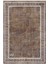 Salon Halısı Modern Çizgili Kahverengi Kaydırmaz Kesme Yıkanabilir Ince Halı Tüysüz Kilim 2