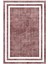 Salon Halısı Modern Çizgili Bordo Kahverengi Kaydırmaz Kesme Yıkanabilir Ince Halı Tüysüz Kilim 2
