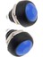 PBS-33B Push Buton 12MM Mavi Mantar Buton - 5 Adet 1