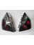 2001 - 2008 Honda Jazz Modifiye Stop Lambası Sağ - Sol Set 2 Parça Füme - Siyah (Tyc) 1