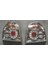 1992 - 1998 Volkswagen Golf 3 Modifiye Stop Lambası Sağ - Sol Set 2 Parça Nikelajlı Şeffaf Camlı (Tyc) 1