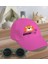 Kids Roar Tasarımlı Pembe Cotton Çocuk Şapkası ve Yeşil Çocuk Güneş Gözlüğü Hediye Seti 1