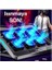 Ultra Sessiz 6 Fanlı Laptop Soğutucu Stand, LED Işıklı Gaming Laptop Soğutucu 6 Kademeli 3